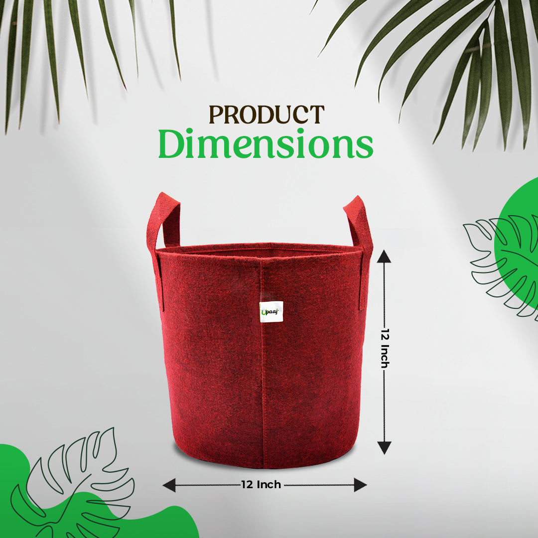 Dimension Image of geo fabric plant bag