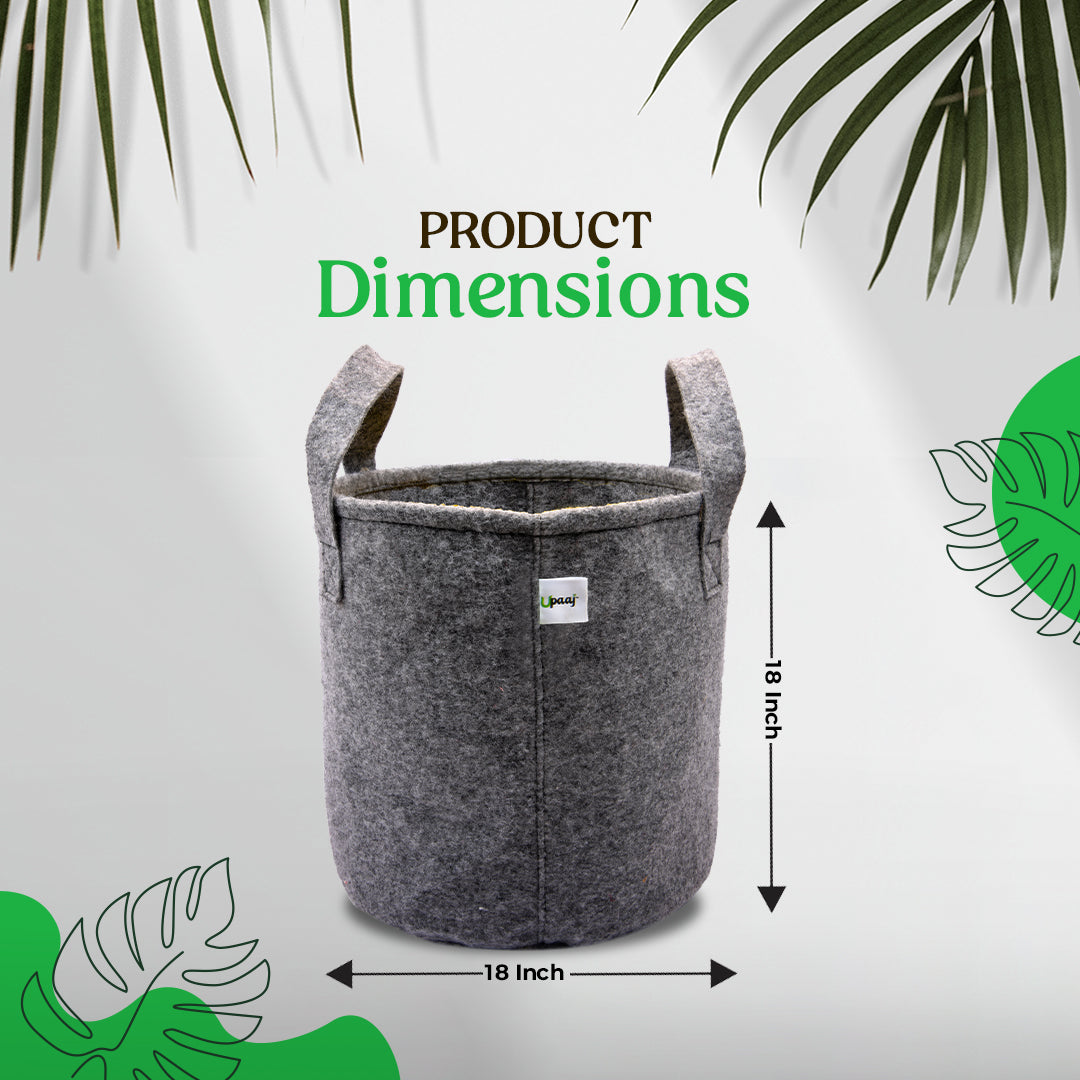 Dimension Image of geo fabric plant bag