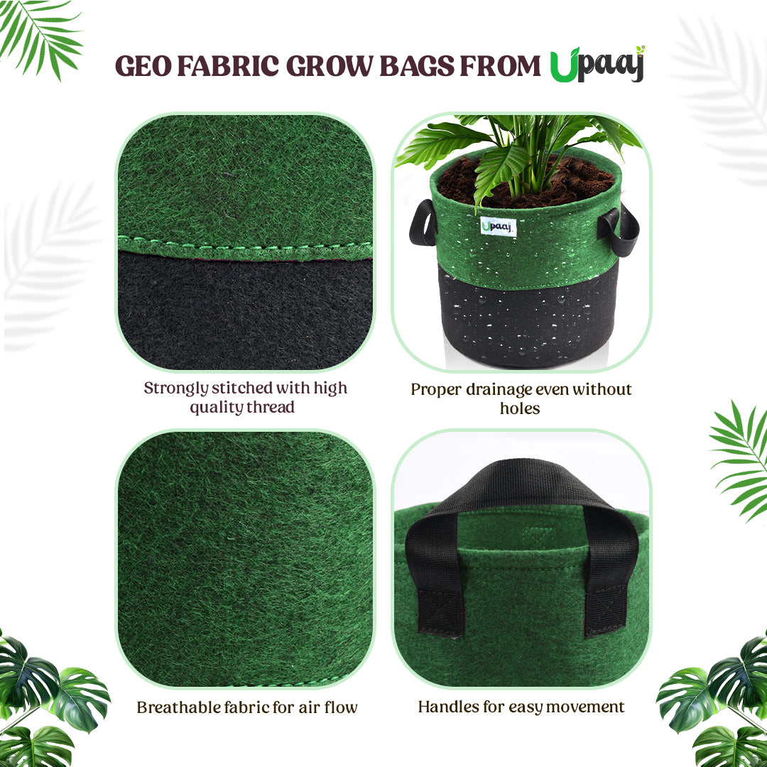 Qualities of dual color geo fabric grow bags