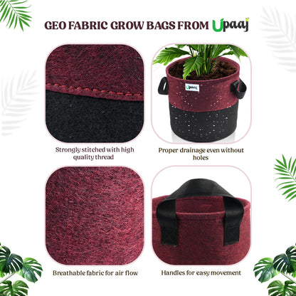 Qualities of dual color geo fabric grow bags