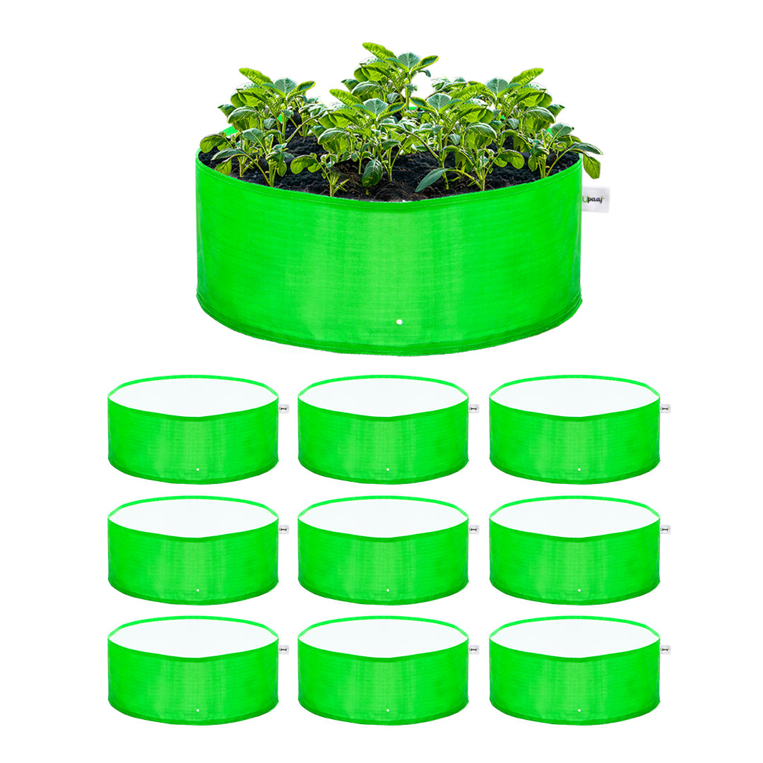 White background image of 24X9 inch grow bag Pack of 10