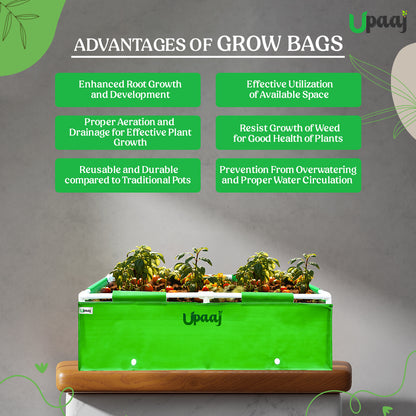 Advantages of rectangular plant bags for home garden