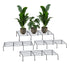 Pack of planter stand with plant pots