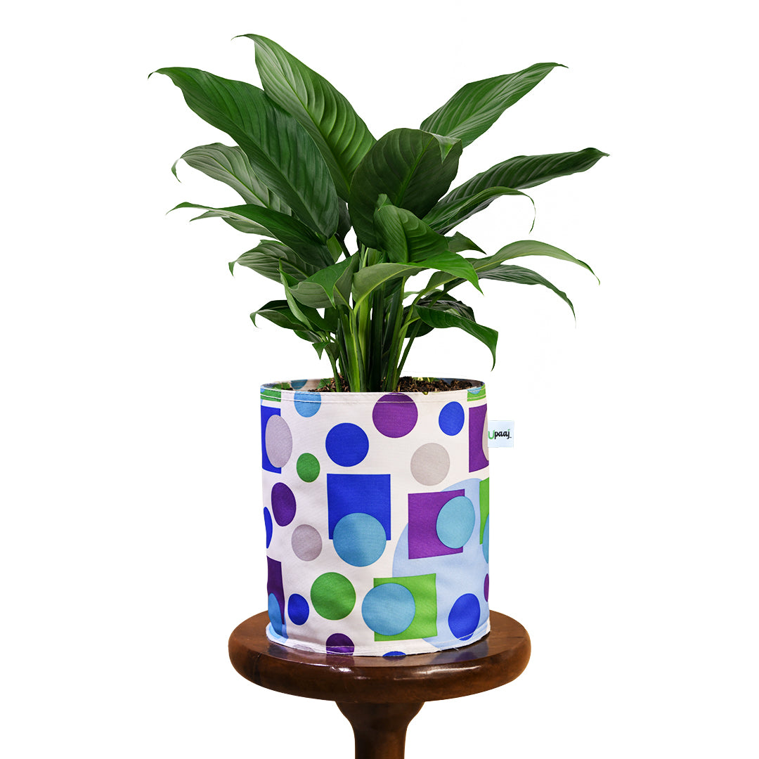 Matty fabric grow bag with plant