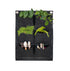 Vertical gardening bag with plants tools and other objects